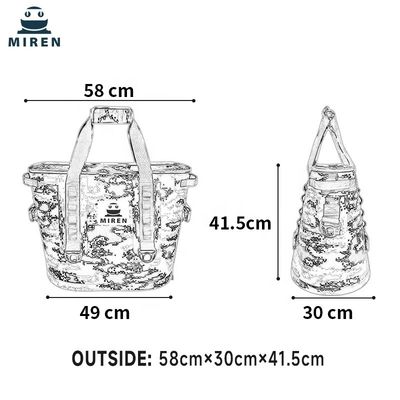 Geziler İçin Suya Dayanıklı 30L Soğutmalı Piknik Soğutucu Çanta