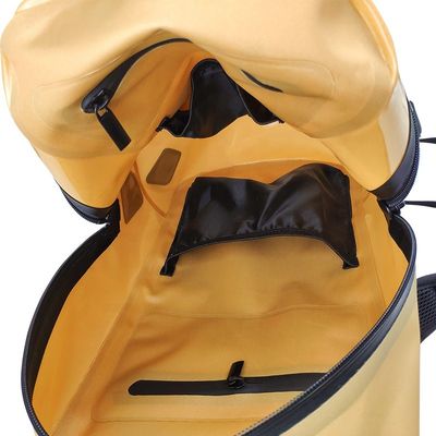 Açık Hava Sporları İçin Hafif Sarı Suya Dayanıklı Sırt Çantası 13 Litre