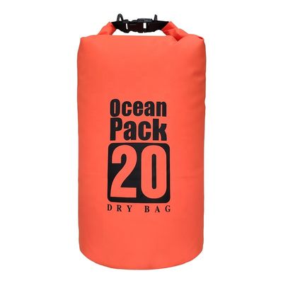 Açık Hava Etkinliği İçin Katlanabilir Hafif PVC Suya Dayanıklı Kuru Çanta 20L Kapasite